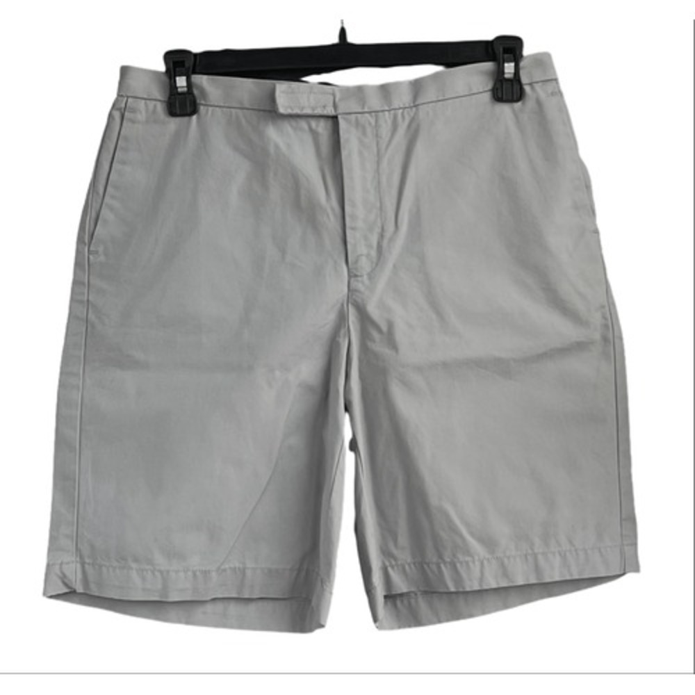 A1 Banana Republic Shorts Cotton Chino Light‎ Gray Classic Minimalis